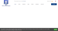 Desktop Screenshot of hotelpalmamazas.com