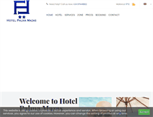 Tablet Screenshot of hotelpalmamazas.com